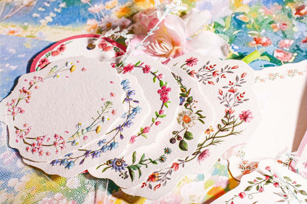 Floral Wreath Series Decorative Paper