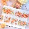 Flowers Bouquet Clear Masking Tape - Extra Wide