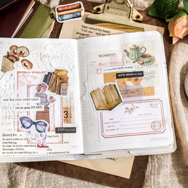 For The Love Of Reading Paper Stickers