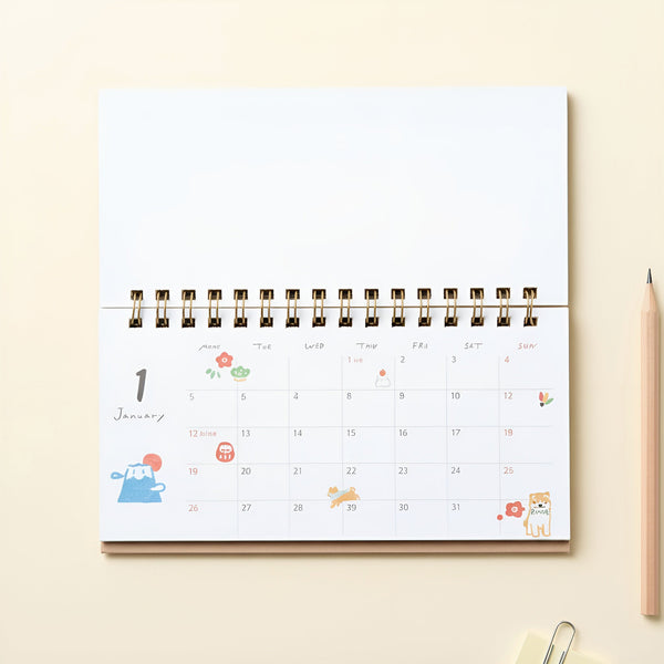Furukawashiko 2026 Desk Calendar - 30 IN STOCK!