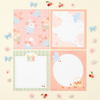 Furukawashiko 4 Designs Memo Pad - Fluffy Sakura
