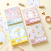 Furukawashiko 4 Designs Memo Pad - Fluffy Sakura