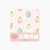 Furukawashiko 4 Designs Memo Pad - Shiba & Japanese Sweets