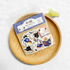 Furukawashiko Flake Stickers - Limited Autumn Edition - Books & Cats