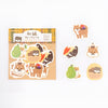 Furukawashiko Flake Stickers - Limited Autumn Edition - Shiba Inu & Sweets