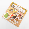 Furukawashiko Flake Stickers - Limited Autumn Edition - Shiba Inu & Sweets