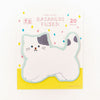 Furukawashiko Katanuki Fusen Sticky Notes - Cat