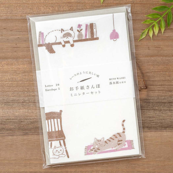 Furukawashiko Mini Letter Set - Cats