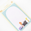 Furukawashiko My Michi Fusen Sticky Notes - Black Cat