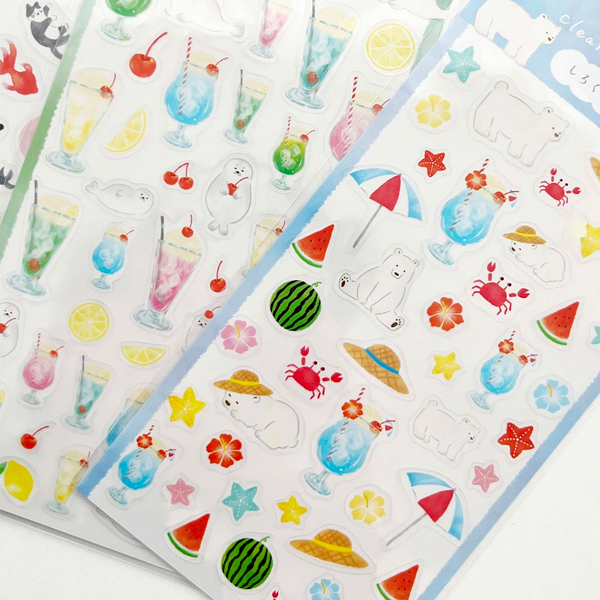 Furukawashiko Stickers - Limited Summer Edition - Lemonade Polar Bear