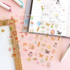 Furukawashiko Transparent Sticker Sheet - Fluttering Sakura