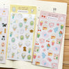 Furukawashiko Transparent Sticker Sheet - Fluttering Sakura