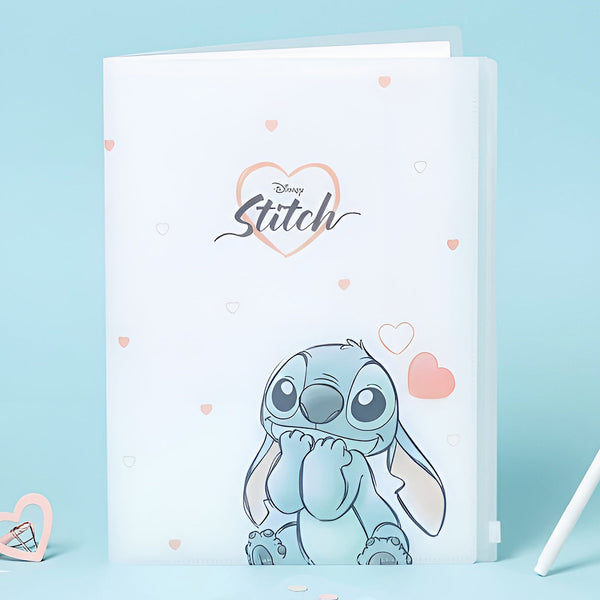 Cute Model Stitch A4 Zipper Folder Pocket
