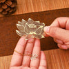 Golden Autumn Leaf Bookmark