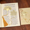 Golden Autumn Leaf Bookmark