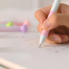 Heart Shaped Clip Erasable Gel Pen