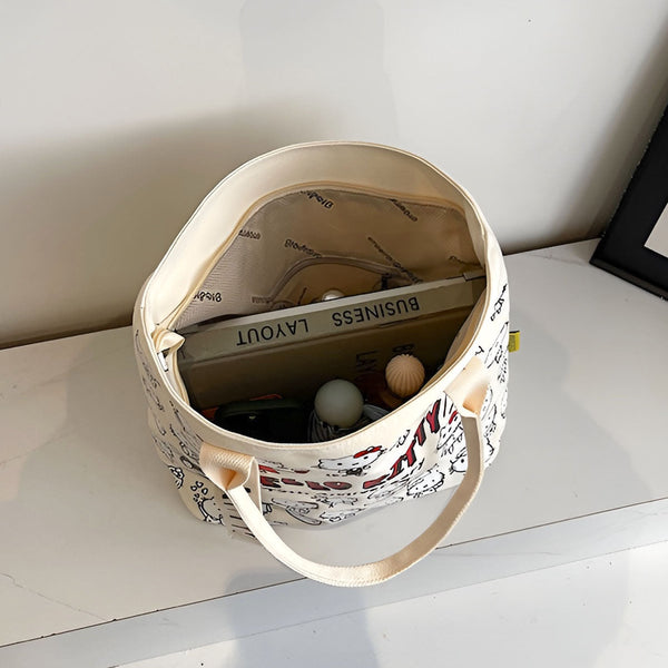 Hello Kitty Canvas Tote - Limited 45th Anniversary Edition