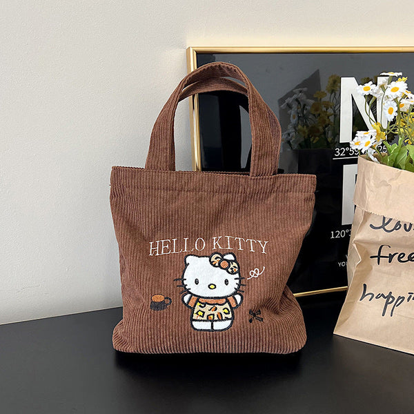Hello Kitty Daily Corduroy Tote Bag