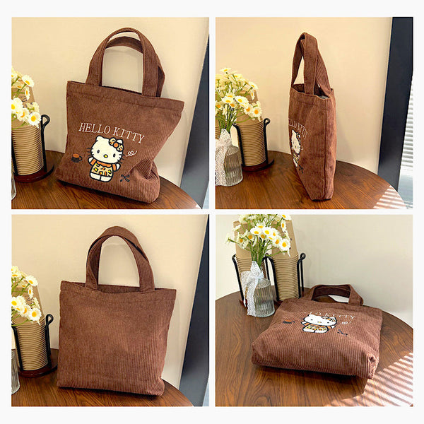 Hello Kitty Daily Corduroy Tote Bag
