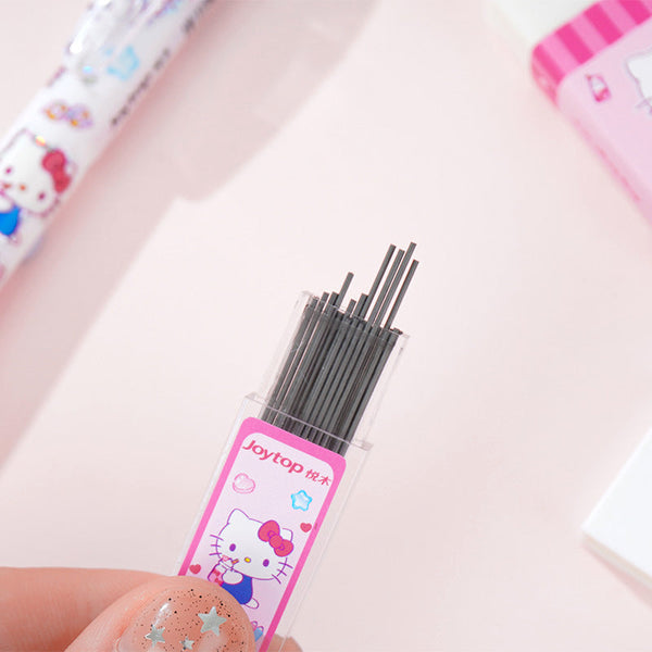 Hello Kitty Mechanical Pencil + Eraser + Refills Set