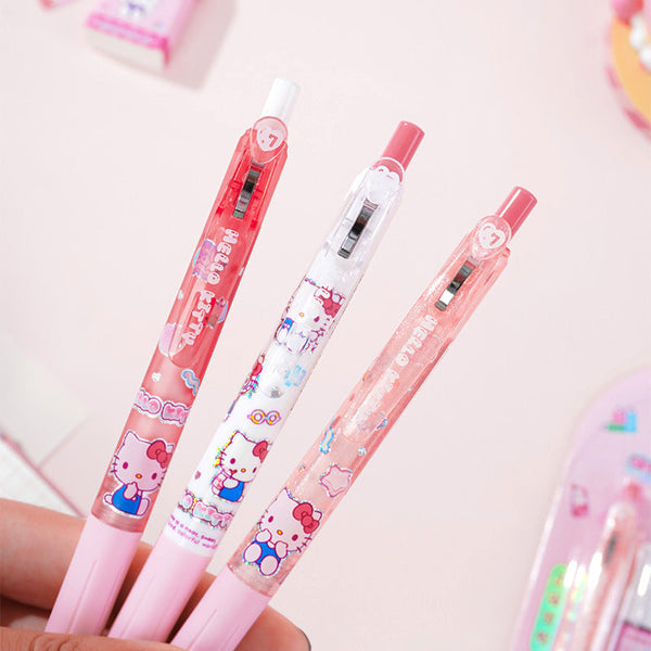 Hello Kitty Mechanical Pencil + Eraser + Refills Set