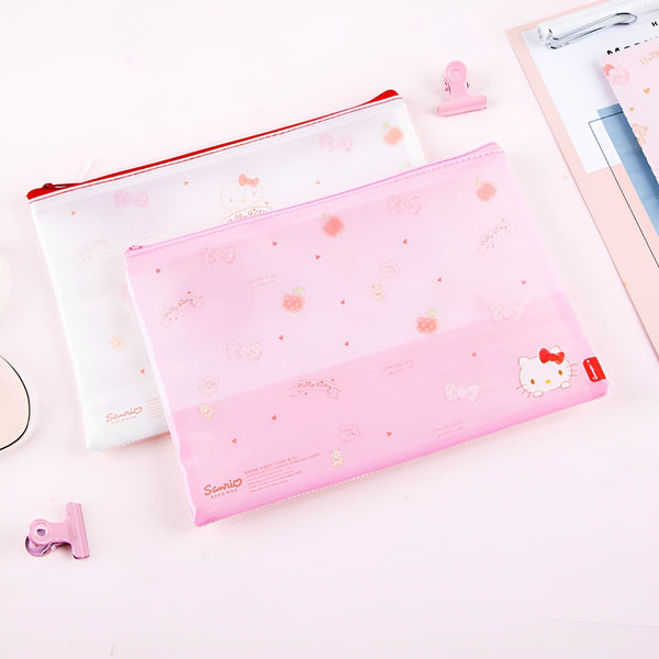Hello Kitty Strawberry Zipper Pouch