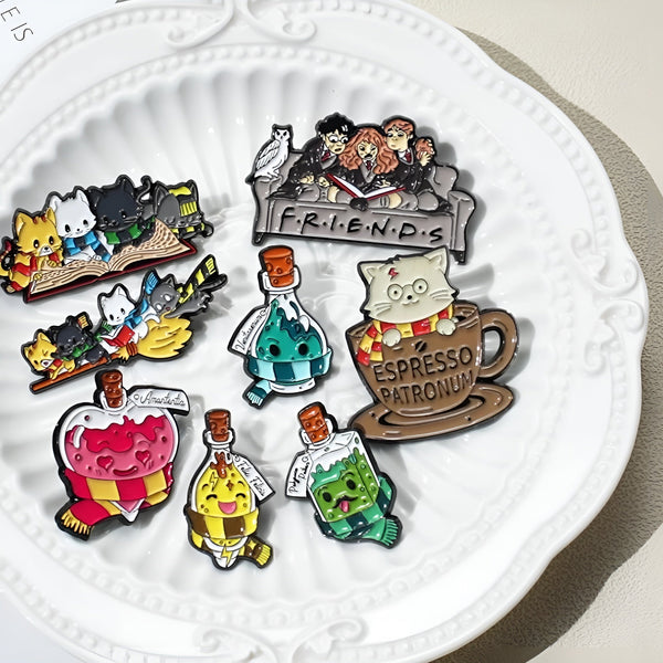 Hogwarts Paws & Potions Enamel Pins