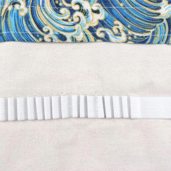 Hokusai Blue Wave Roll-Up Pencil Case