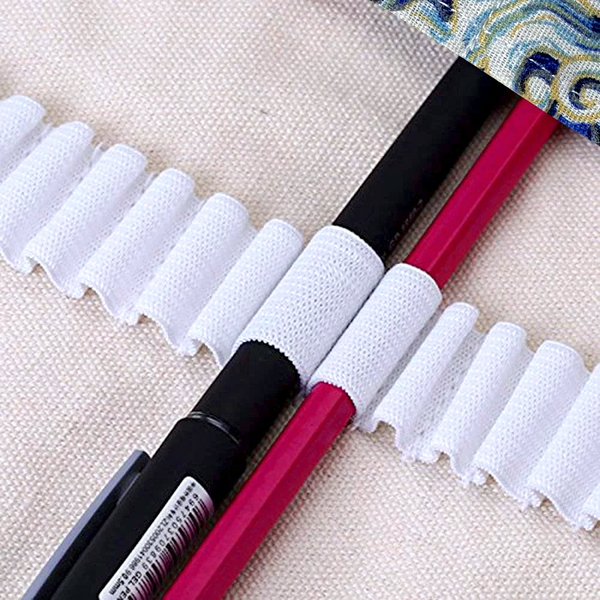 Hokusai Blue Wave Roll-Up Pencil Case