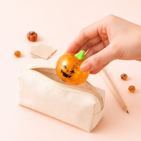 Jack-O'-Lantern Pencil Sharpener & Eraser