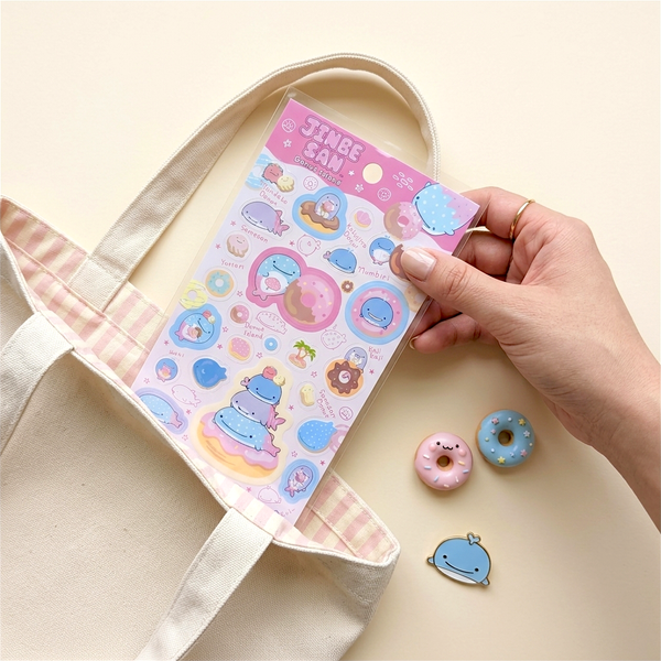 Jinbesan Donut Island Stickers - Limited Summer Edition