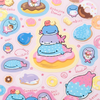 Jinbesan Donut Island Stickers - Limited Summer Edition