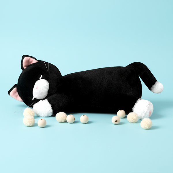 Kamio Japan Sleepy Critters Plush Pencil Case