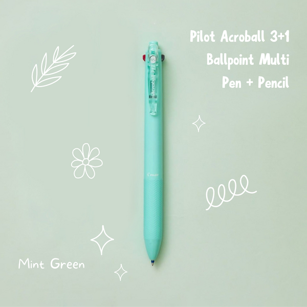 Kawaii Pen Shop Selection - Pilot Multi Pens & Pencils - Mint Color