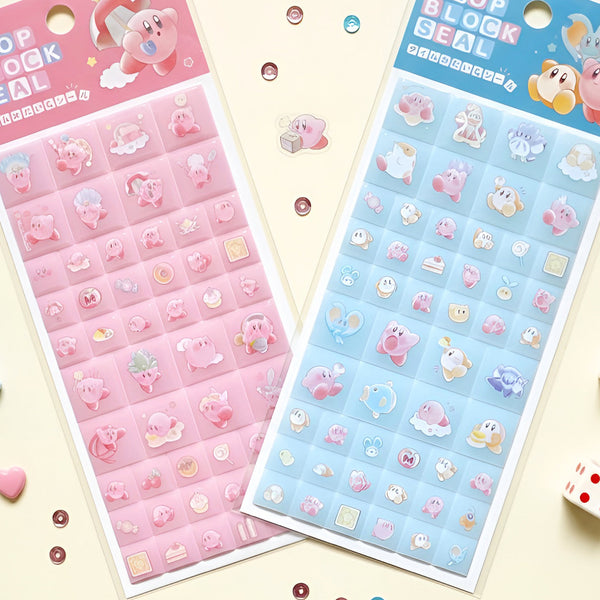 Kirby Drop Block Stickers