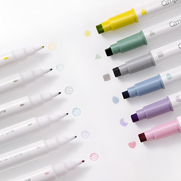 Kokuyo Campus Dual Tip Stamp Line Marker