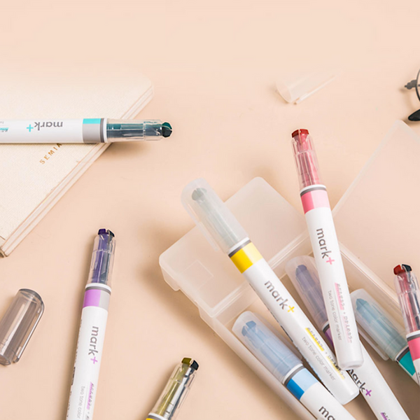 KOKUYO Mark+ Two Tone Highlighters