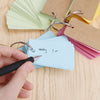 Colorful Key Ring Word Cards (7 Colors)