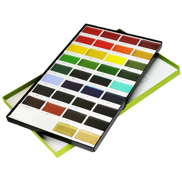 Kuretake Gansai Tambi Watercolor Palette - 36 Color Set