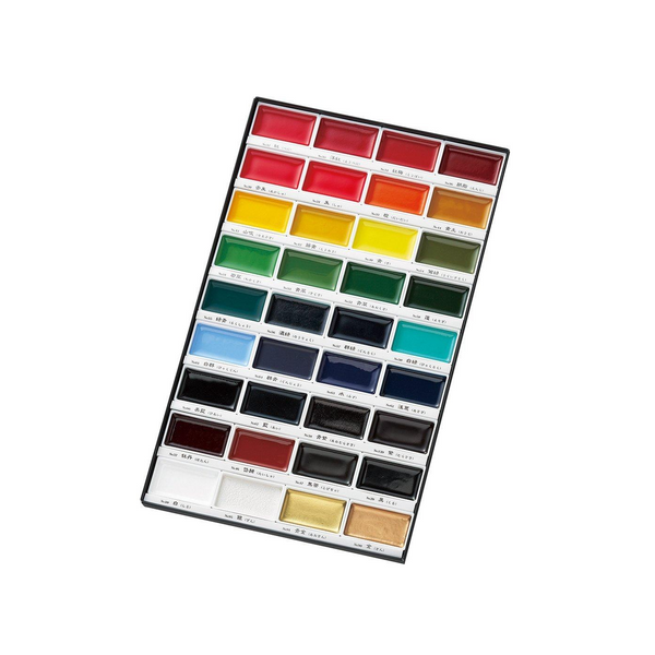 Kuretake Gansai Tambi Watercolor Palette - 36 Color Set