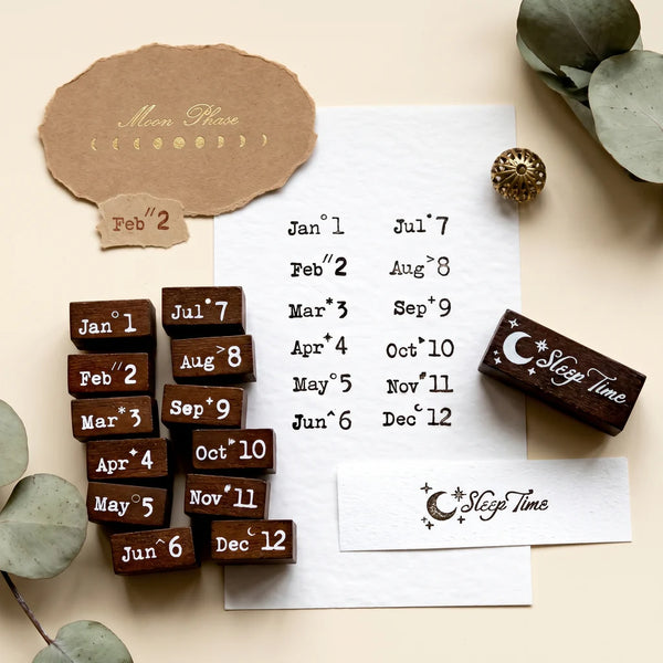 Large Monthly Planner Stamp Set