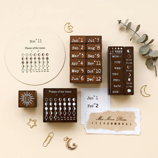 Large Monthly Planner Stamp Set