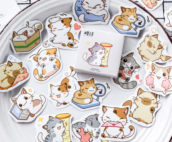 Little Chibi Cat Stickers