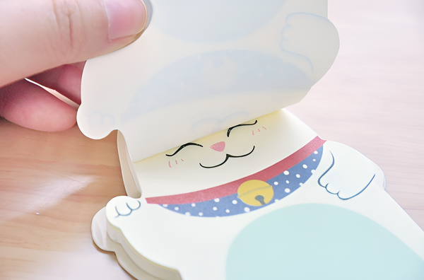 Maneki Neko Sticky Memo Pad