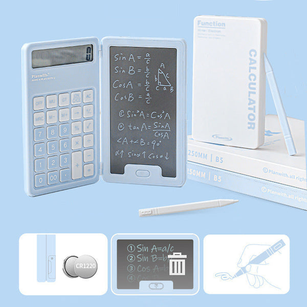 Math Mate – Dual Screen Calculator with One-Tap Erase Writing Pad