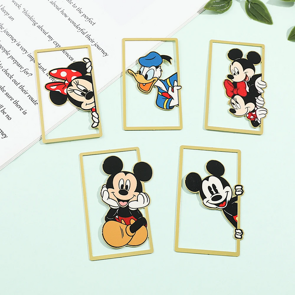 Mickey & Minnie Metallic Bookmark
