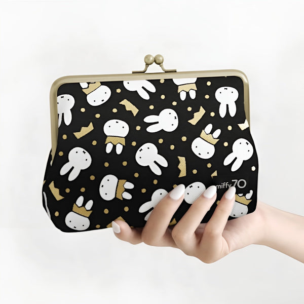 Miffy Large Kiss-Lock Pouch - Limited 70th Anniversary Edition