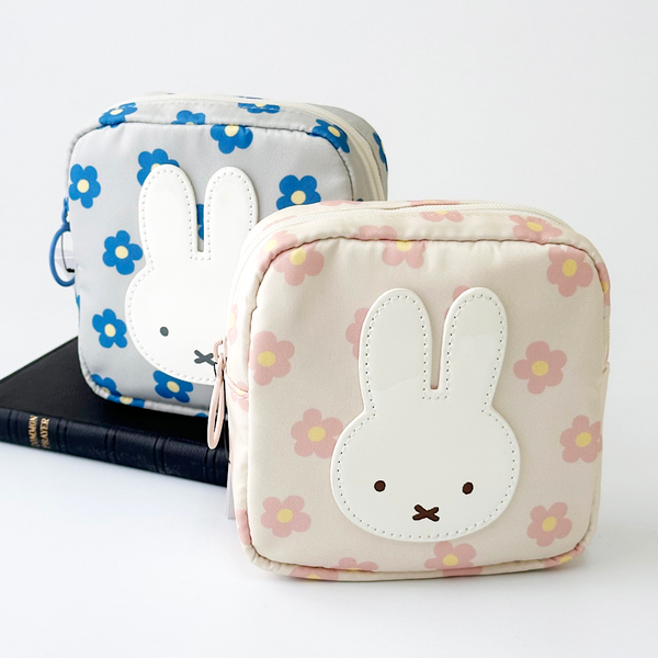 Miffy Mini Storage Bag - Pink Flowers