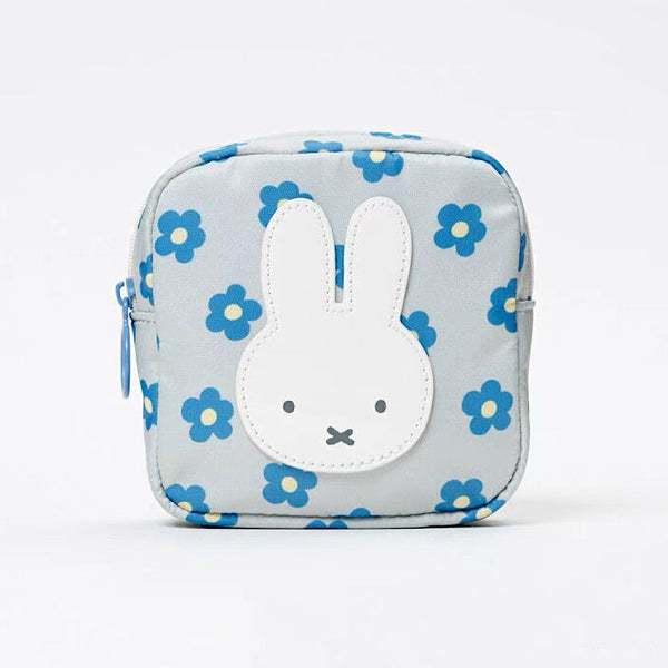 Miffy Mini Storage Bag - Blue Flowers