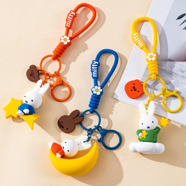 Miffy Moon & Star Friends Keychain